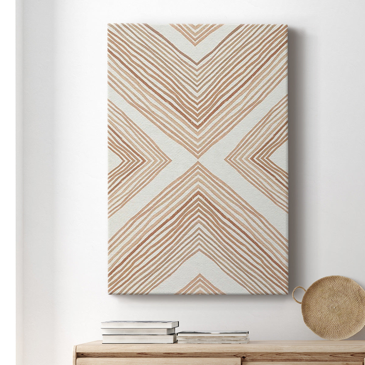 Diametric Clementine II Premium Gallery Wrapped Canvas - Ready to Hang