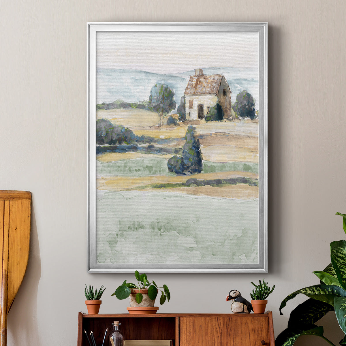 On the Countryside II Premium Framed Print - Ready to Hang