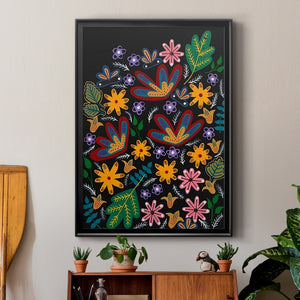 Muddled Flowers I Premium Framed Print - Ready to Hang
