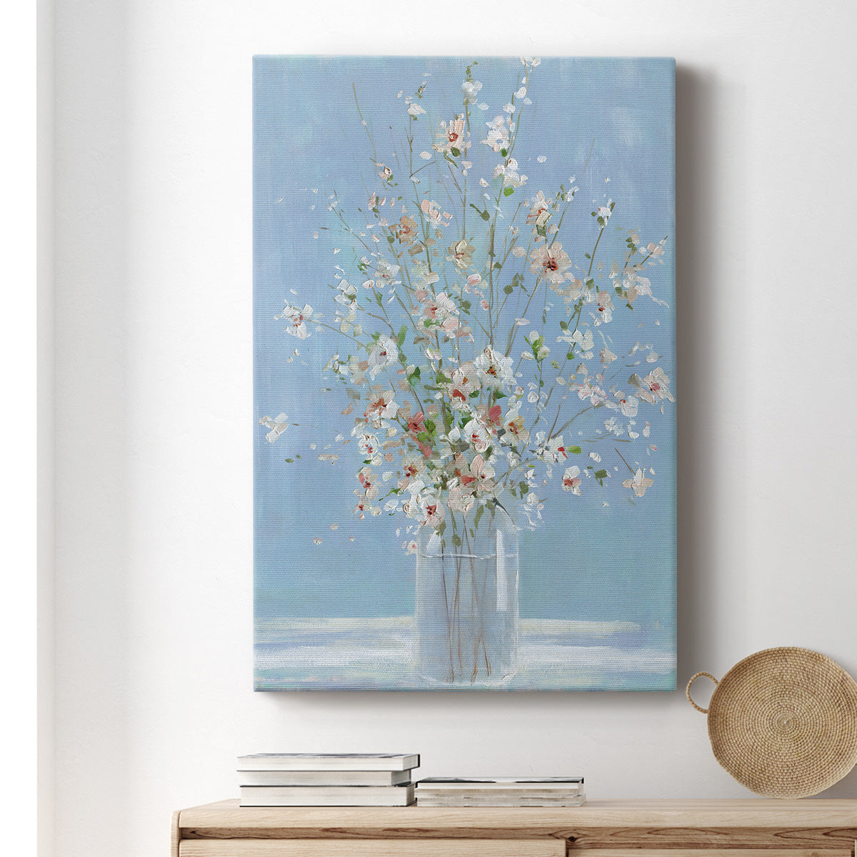 Cherry Blossom Arrangement Premium Gallery Wrapped Canvas - Ready to Hang