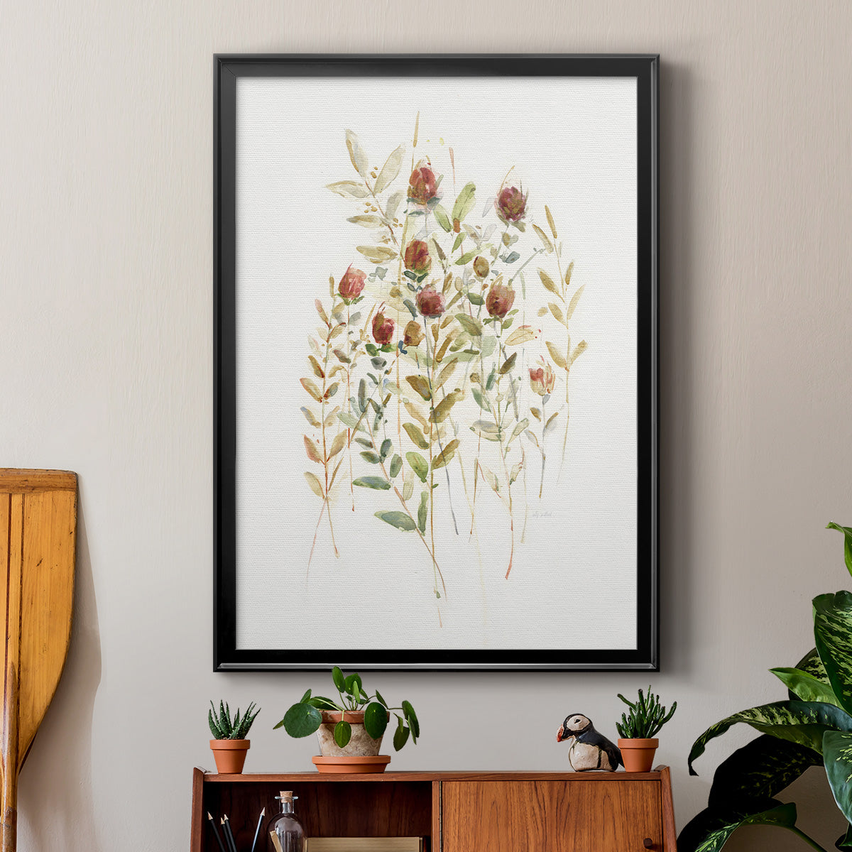 Wildflower Breeze II Premium Framed Print - Ready to Hang