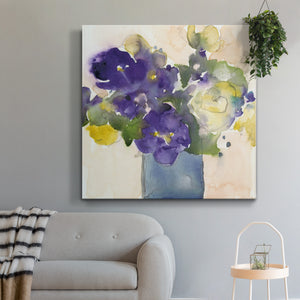 Floral Beauties I-Premium Gallery Wrapped Canvas - Ready to Hang