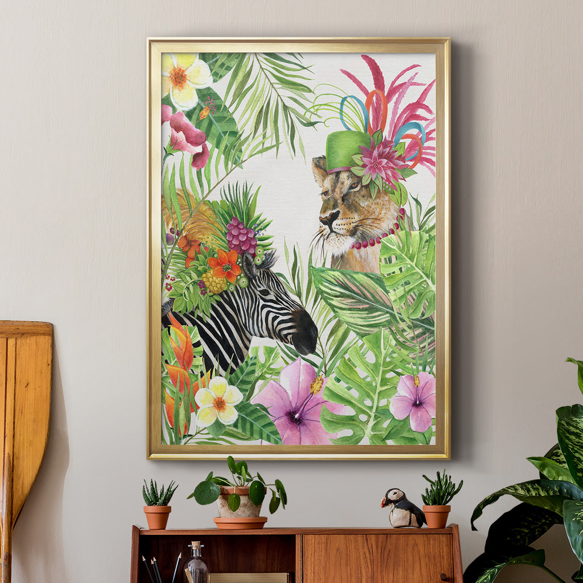 Jungle Royale II Premium Framed Print - Ready to Hang