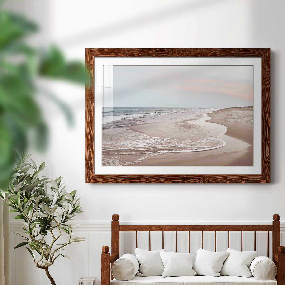 Corolla Soft Shore-Premium Framed Print - Ready to Hang