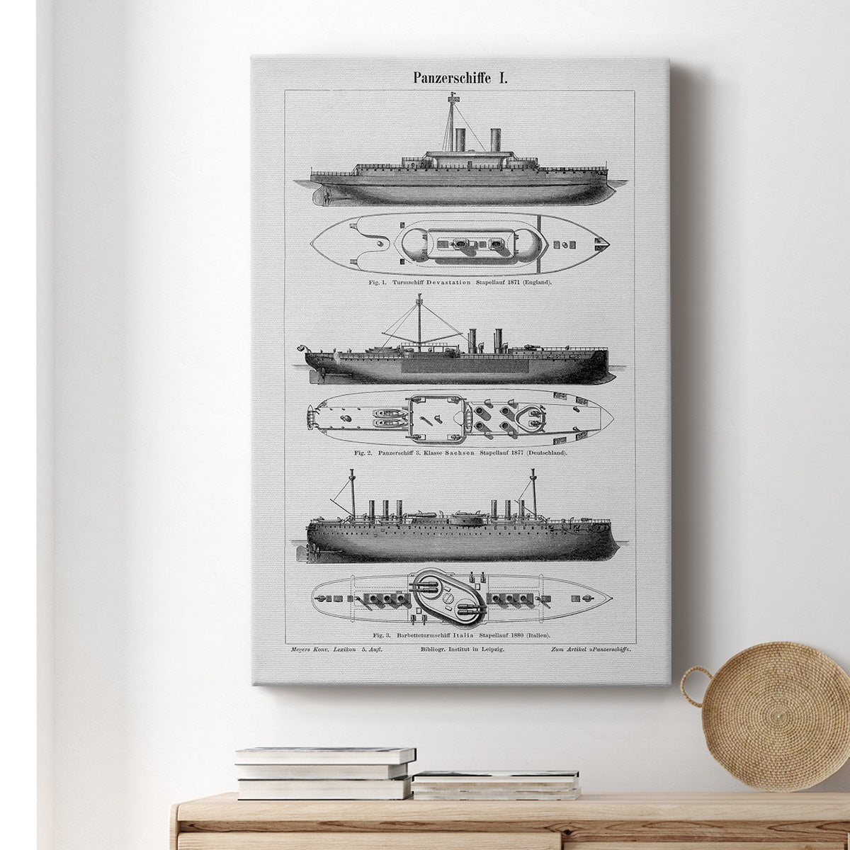 Industrial Ship Premium Gallery Wrapped Canvas - Ready to Hang