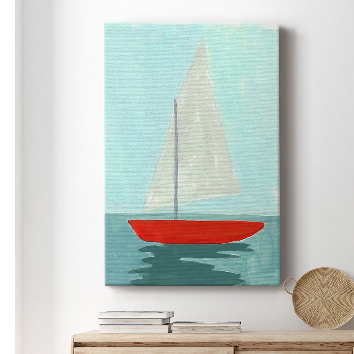 Small Sail II Premium Gallery Wrapped Canvas - Ready to Hang