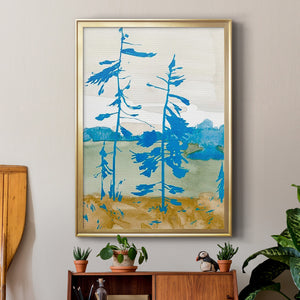 Cerulean Spruce I Premium Framed Print - Ready to Hang