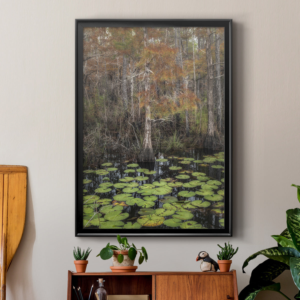 Black Water I Premium Framed Print - Ready to Hang
