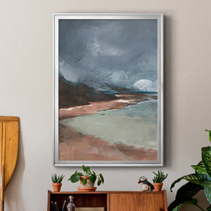 Sea Glass Storm II Premium Framed Print - Ready to Hang