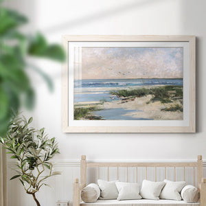 Soft Morning Sea-Premium Framed Print - Ready to Hang