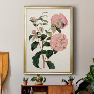 Pink Floral Mix IV Premium Framed Print - Ready to Hang