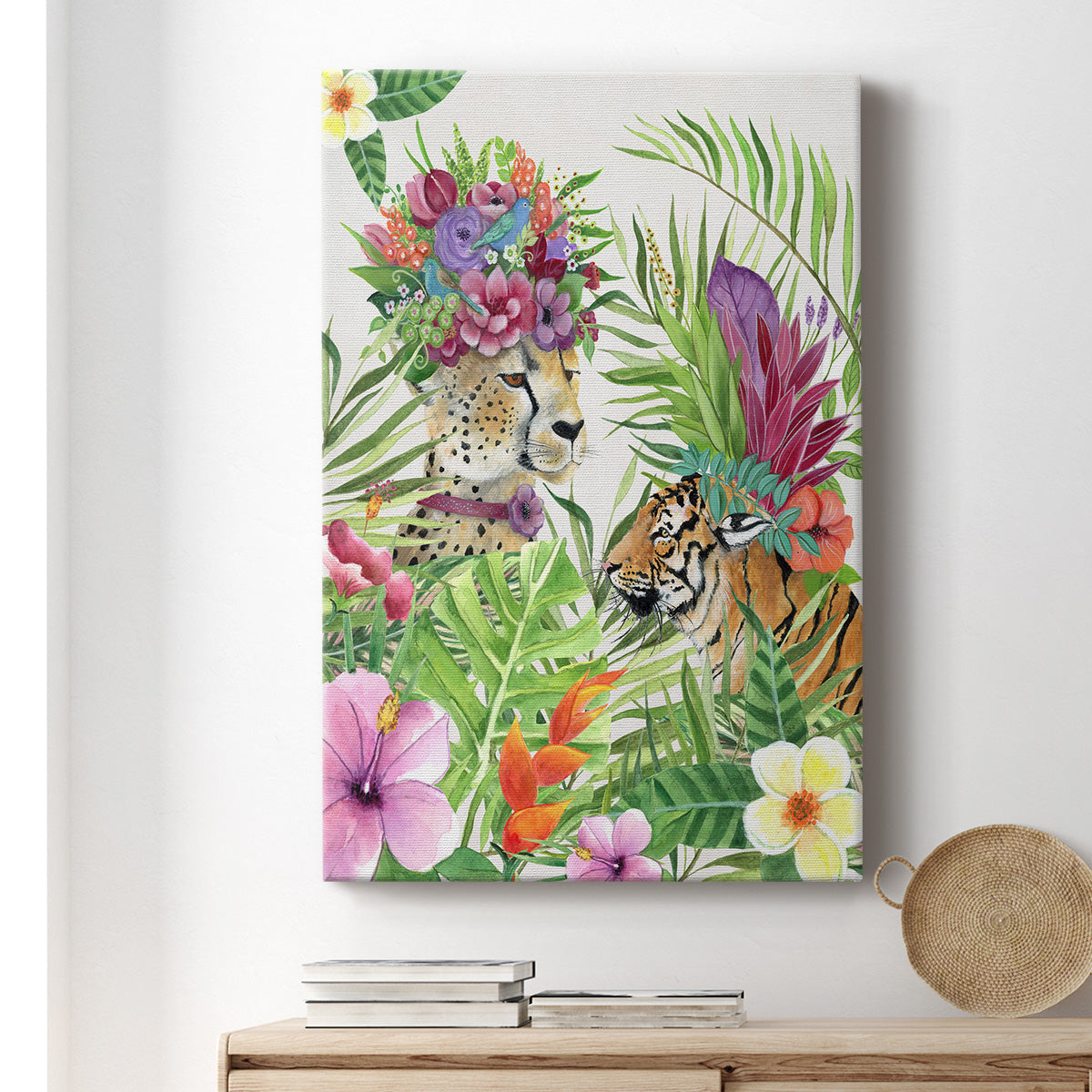 Jungle Royale I Premium Gallery Wrapped Canvas - Ready to Hang