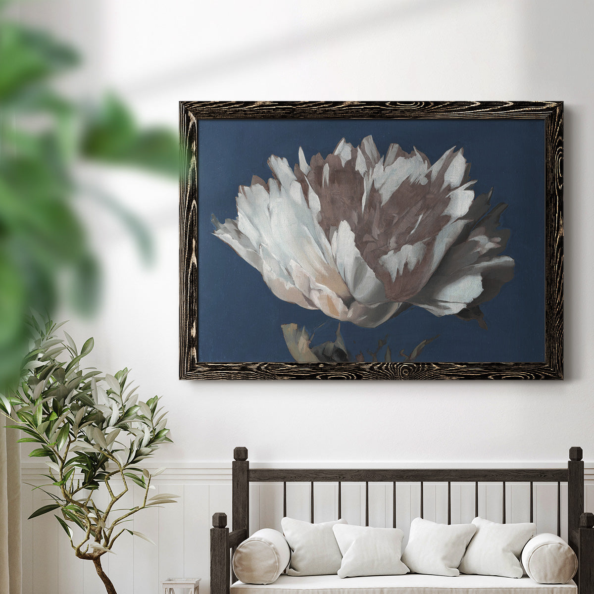 White Peony-Premium Framed Canvas - Ready to Hang