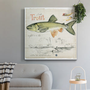 Trout Journal III-Premium Gallery Wrapped Canvas - Ready to Hang
