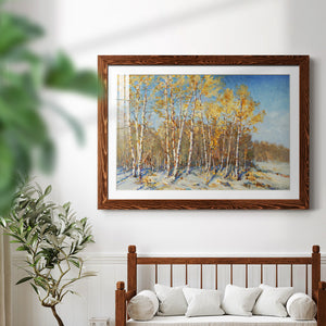 Autumn Trees-Premium Framed Print - Ready to Hang