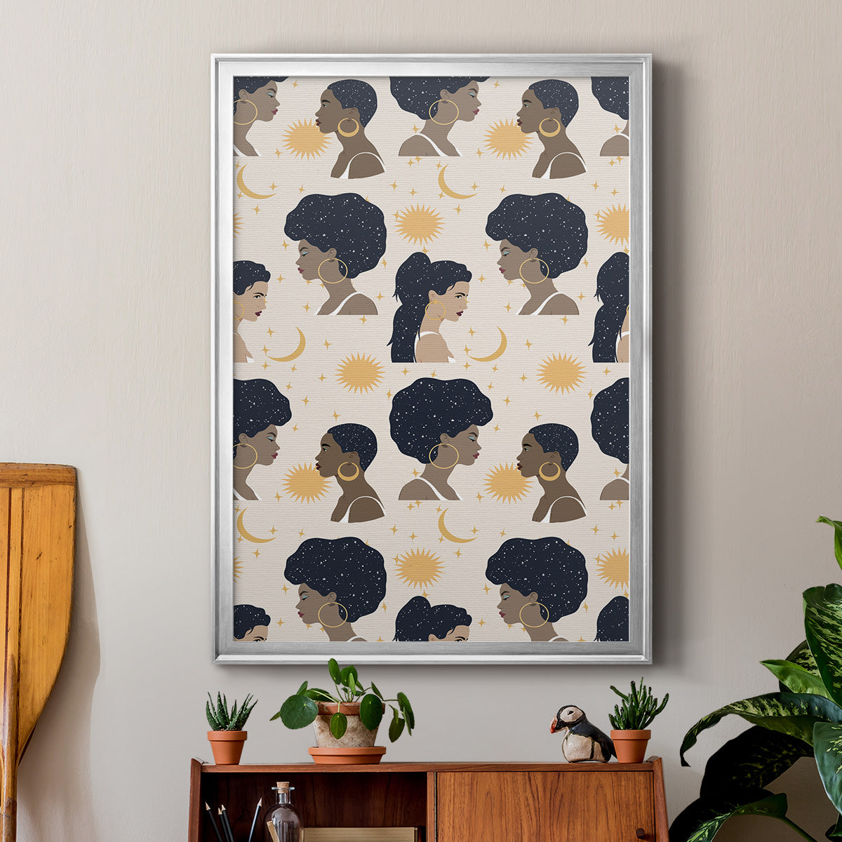 Heavenly Hair Collection E Premium Framed Print - Ready to Hang