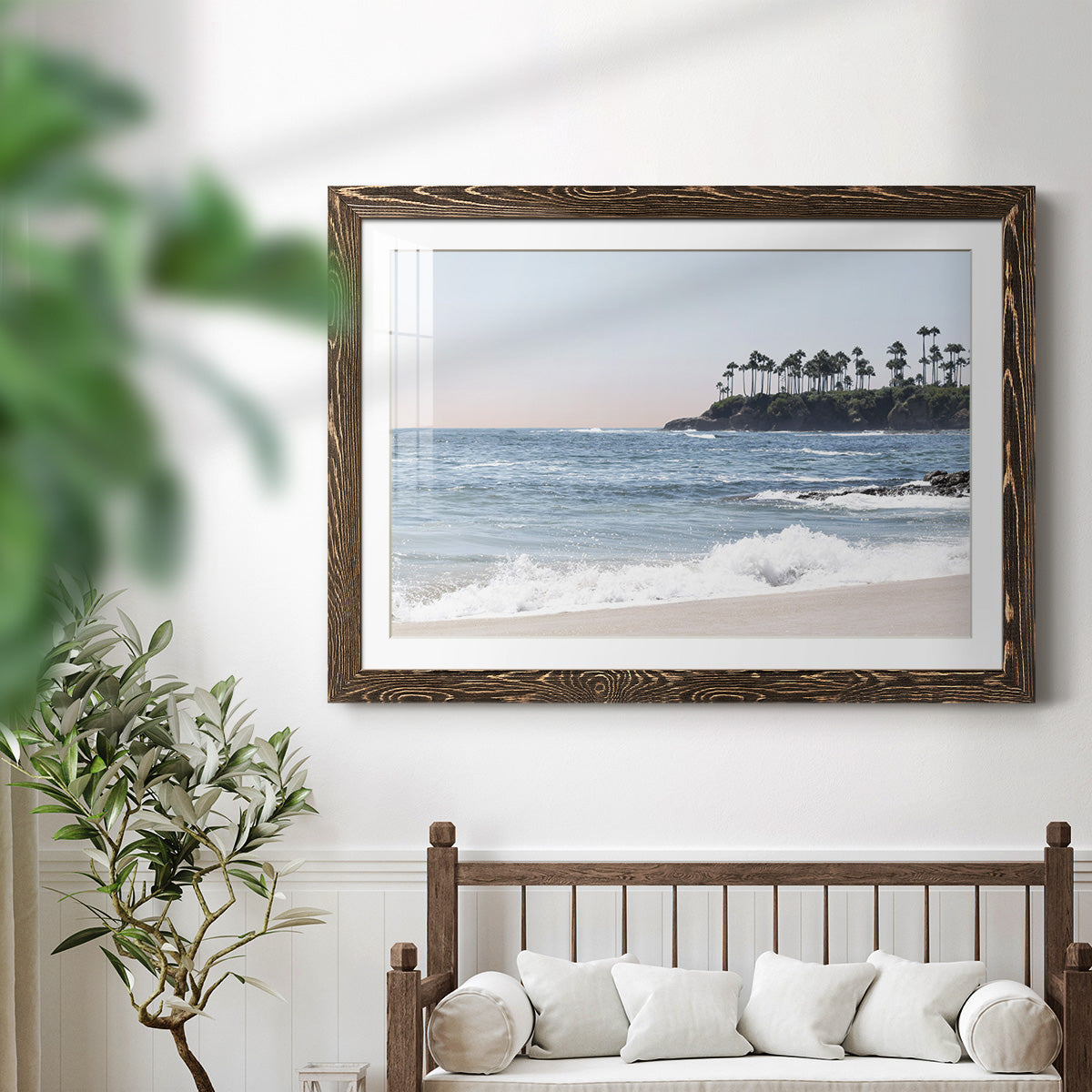 Distant Palms-Premium Framed Print - Ready to Hang