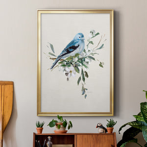 Bluebird Happy I Premium Framed Print - Ready to Hang