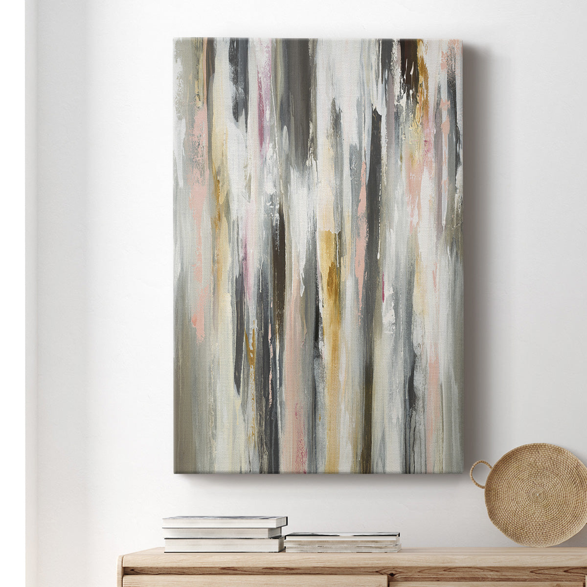 Color Ripple II Premium Gallery Wrapped Canvas - Ready to Hang