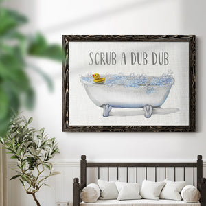 Scrub A Dub-Premium Framed Canvas - Ready to Hang