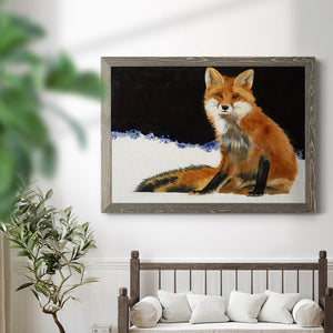 Fox-Premium Framed Canvas - Ready to Hang