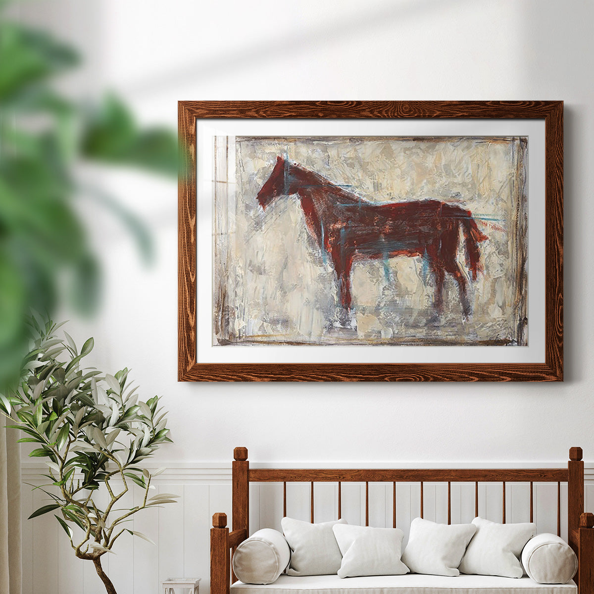 Iron Equine I-Premium Framed Print - Ready to Hang