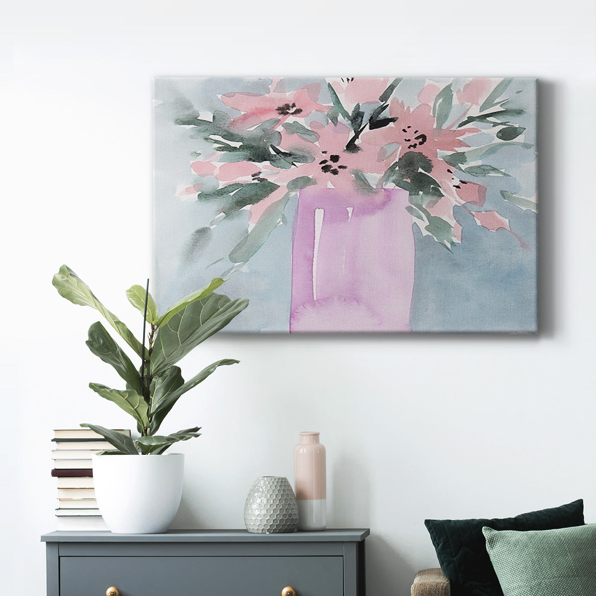 Broken Flowers I Premium Gallery Wrapped Canvas - Ready to Hang
