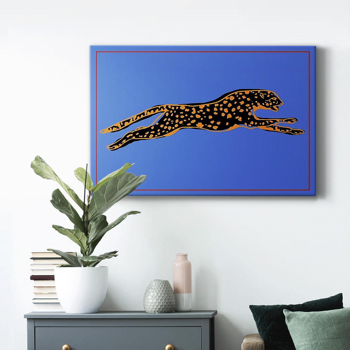 The Wild Leopard II Premium Gallery Wrapped Canvas - Ready to Hang