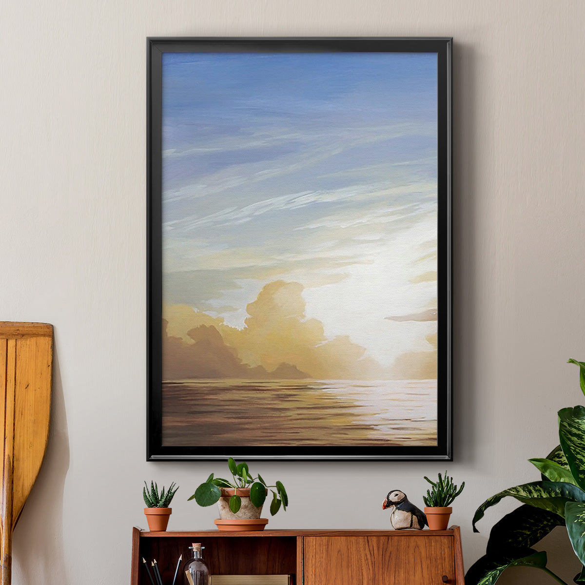 Luminous Waters I Premium Framed Print - Ready to Hang