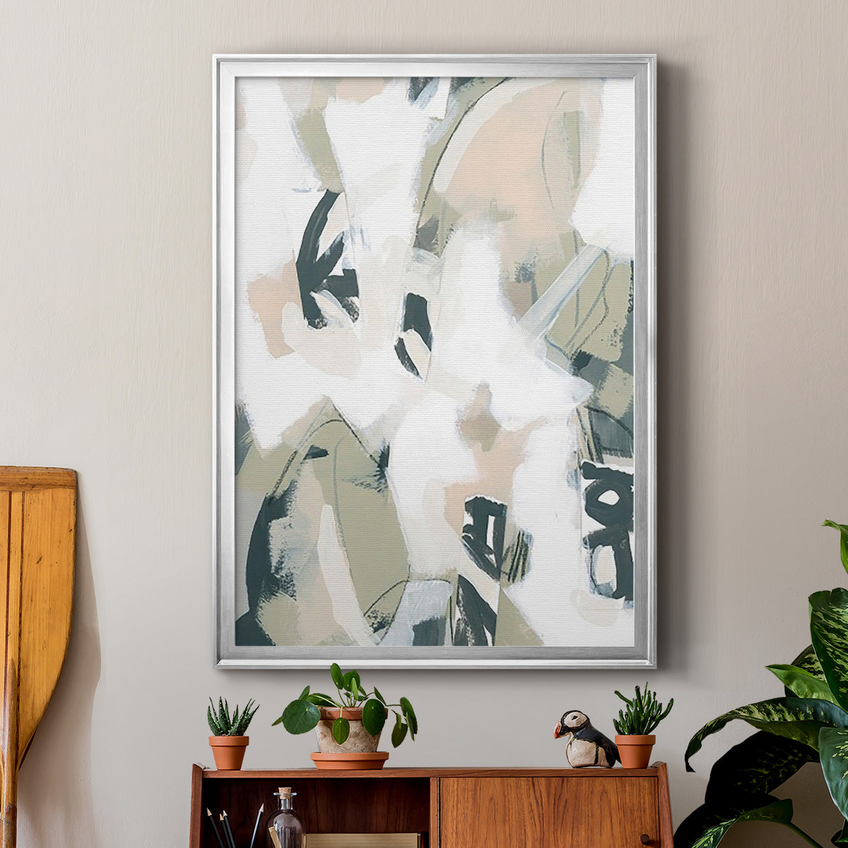 Sumi Storm I Premium Framed Print - Ready to Hang