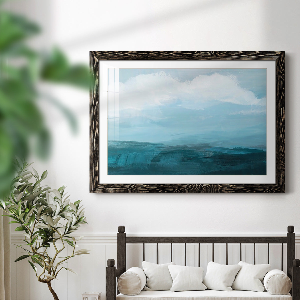 Azure Rising II-Premium Framed Print - Ready to Hang