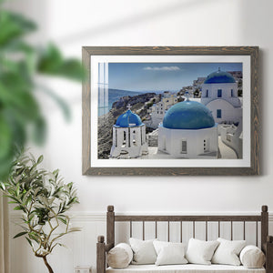 Santorini Saturday-Premium Framed Print - Ready to Hang