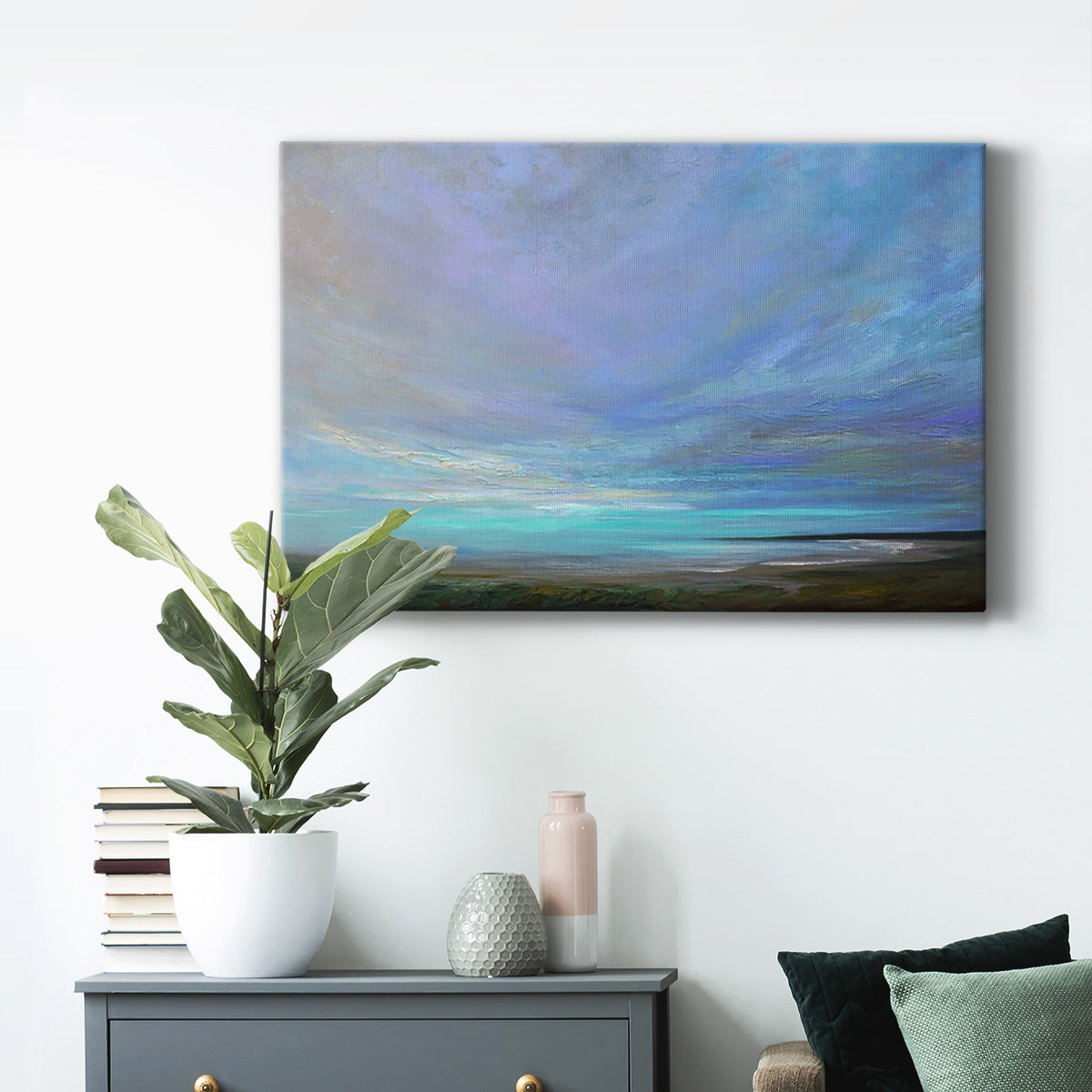 Coastal Views III Premium Gallery Wrapped Canvas - Ready to Hang