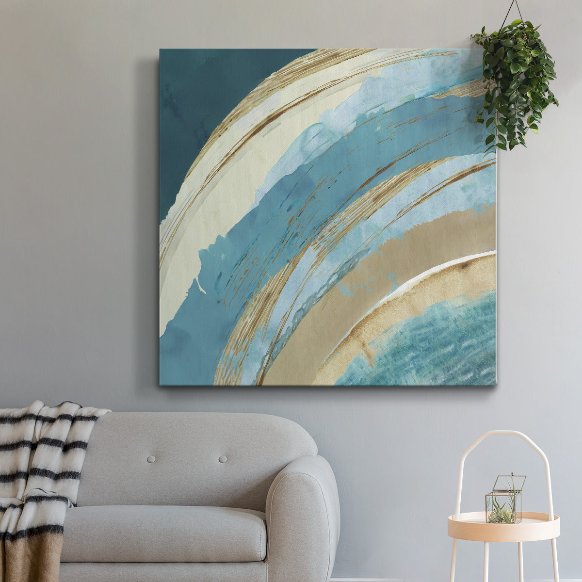 Making Blue Waves I-Premium Gallery Wrapped Canvas - Ready to Hang