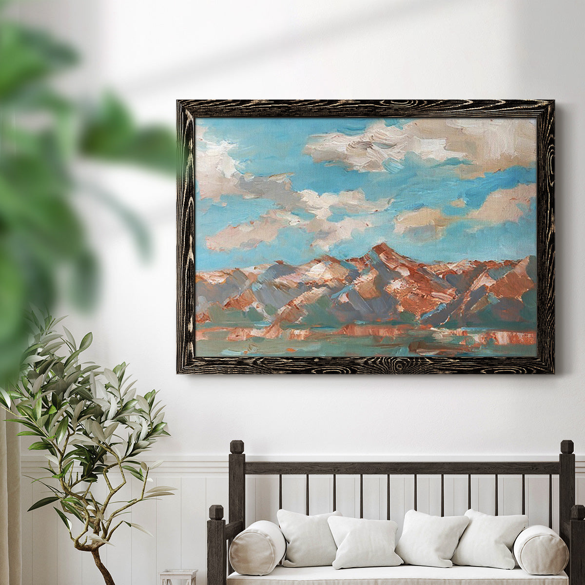 Pastel Western Vista II-Premium Framed Canvas - Ready to Hang