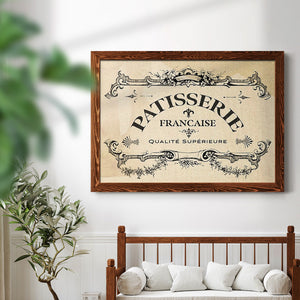 Antique French Label I-Premium Framed Canvas - Ready to Hang