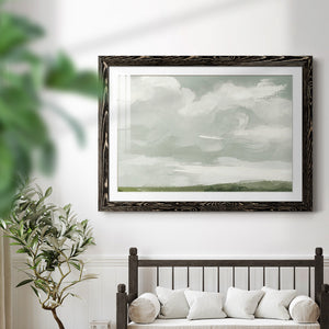 Gray Stone Sky III-Premium Framed Print - Ready to Hang