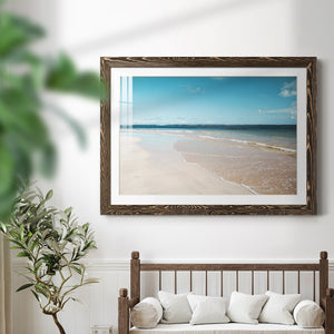 Sugar Sand Beach-Premium Framed Print - Ready to Hang