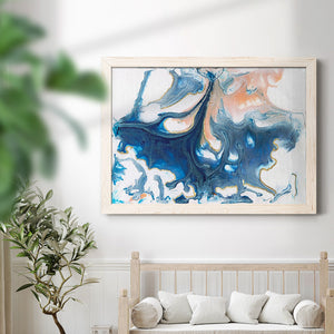 Dancing Blue I-Premium Framed Canvas - Ready to Hang