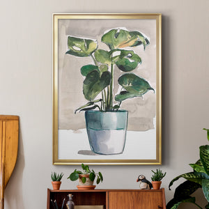 Potted Houseplant II Premium Framed Print - Ready to Hang