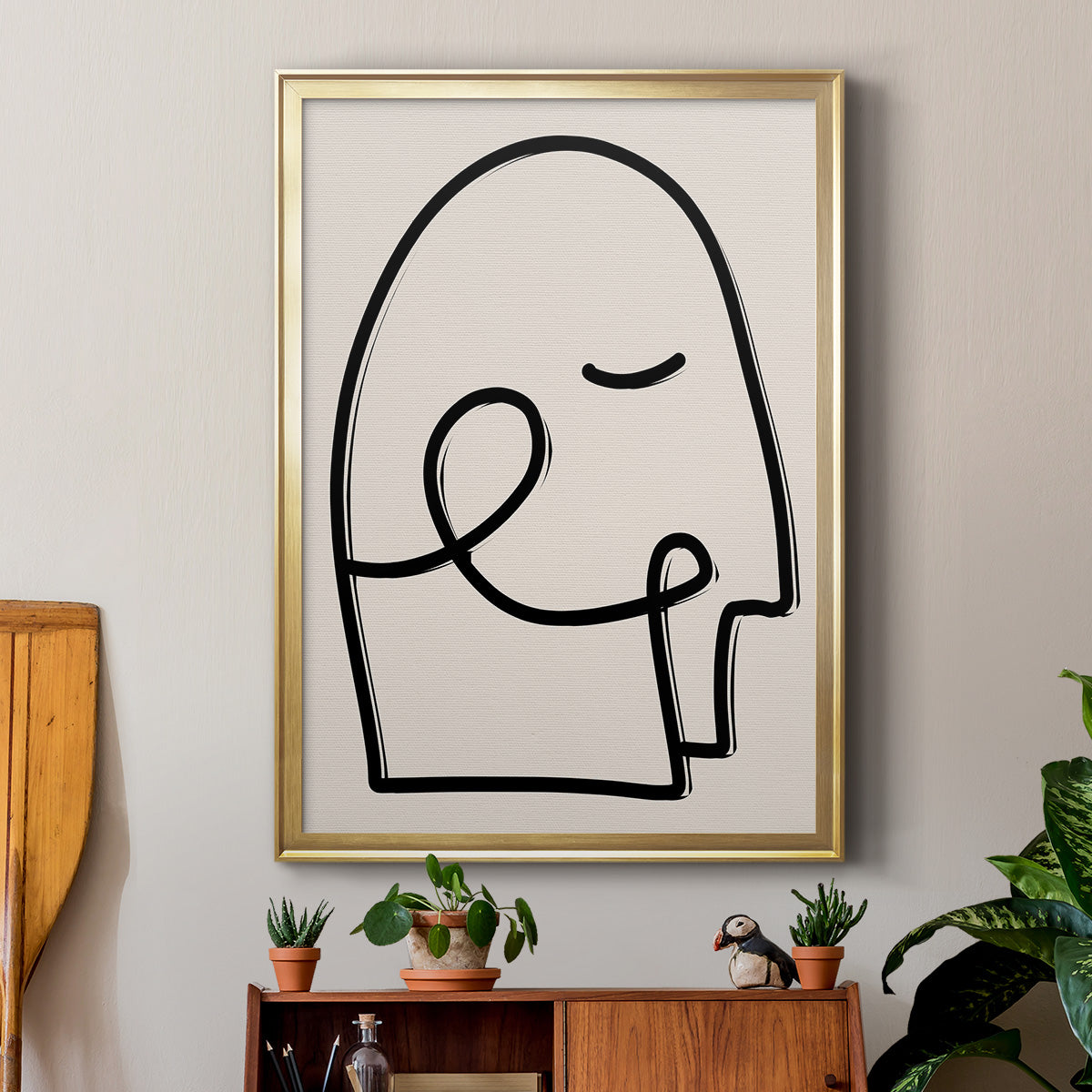 Face It I Premium Framed Print - Ready to Hang