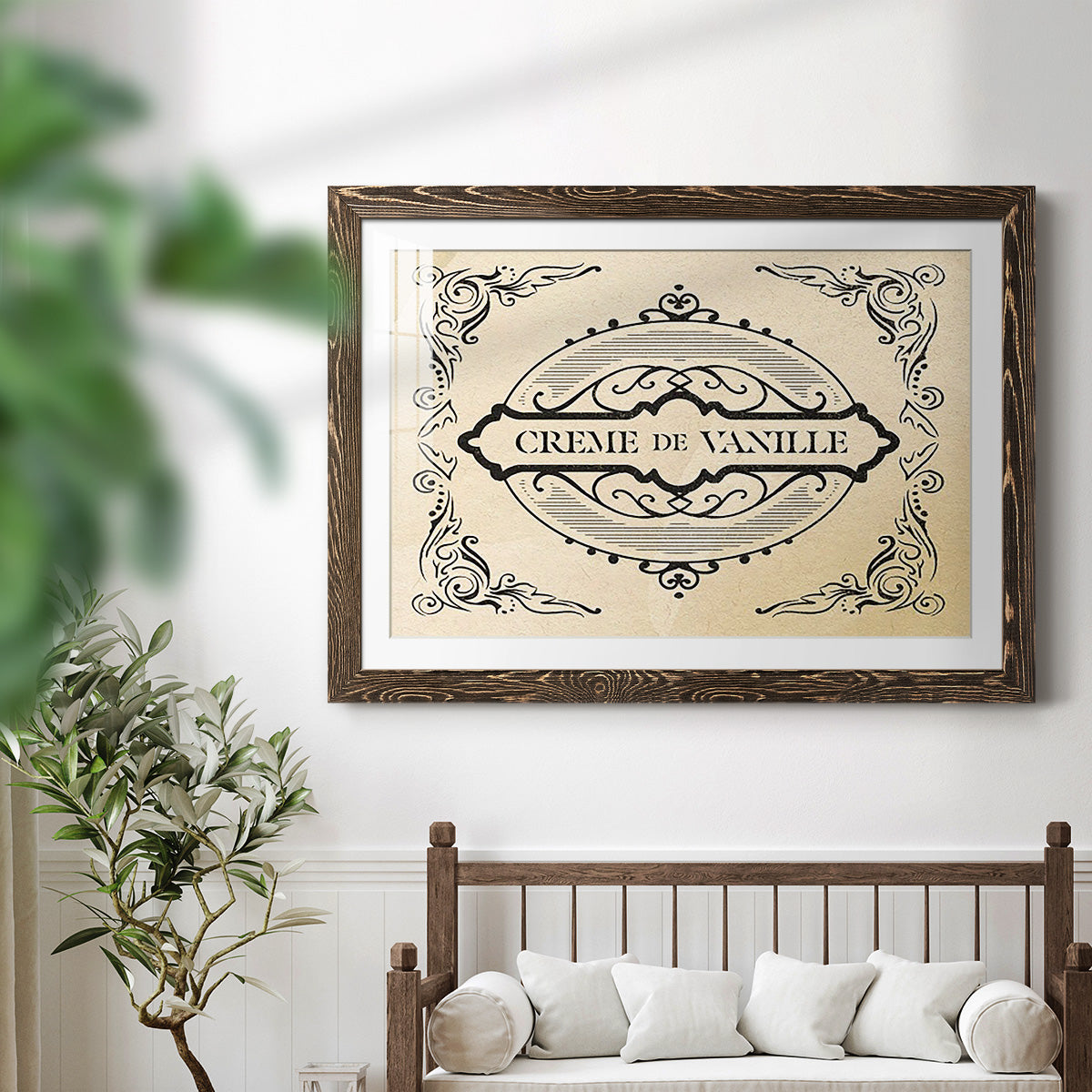 Antique French Label II-Premium Framed Print - Ready to Hang