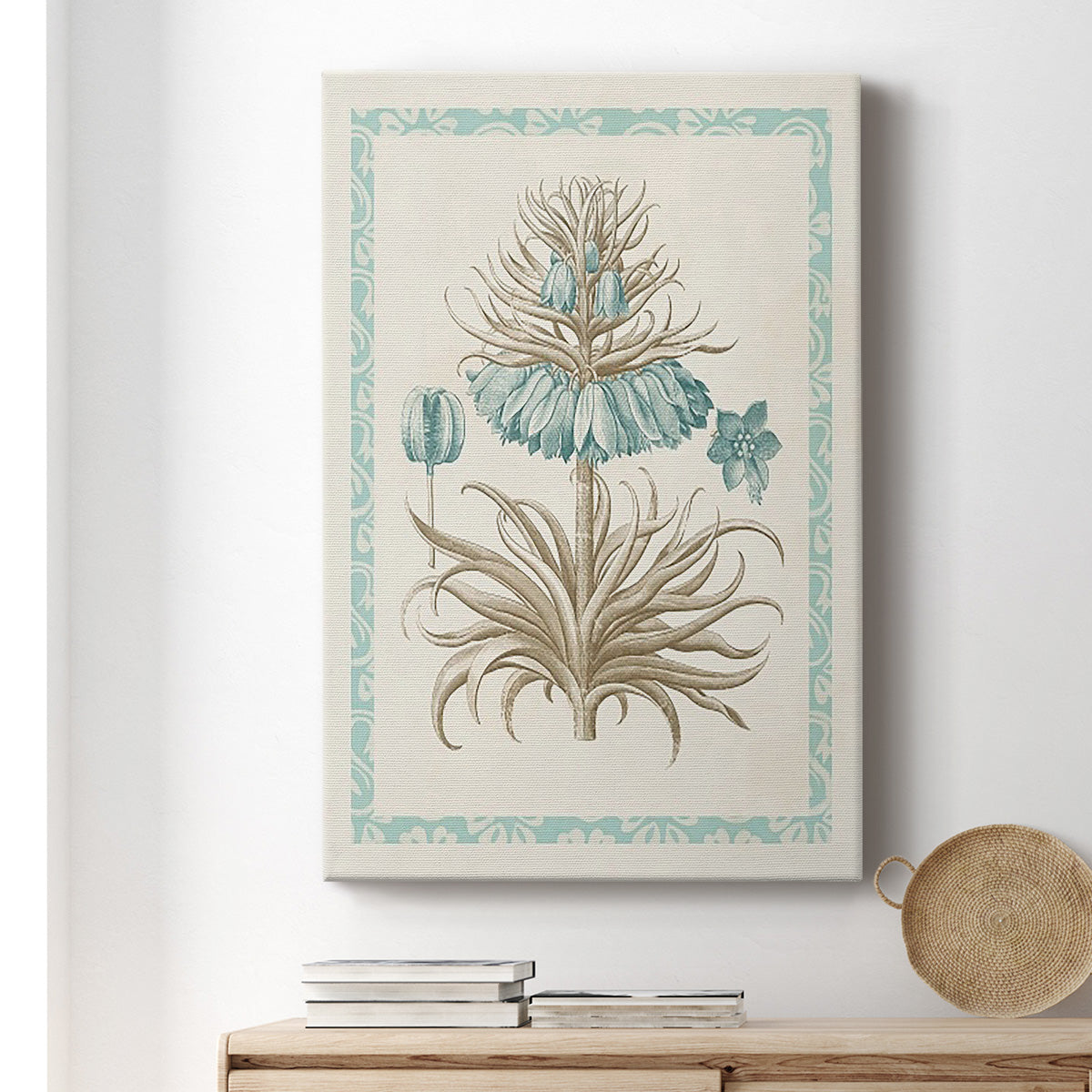 Willow Blue Besler II Premium Gallery Wrapped Canvas - Ready to Hang