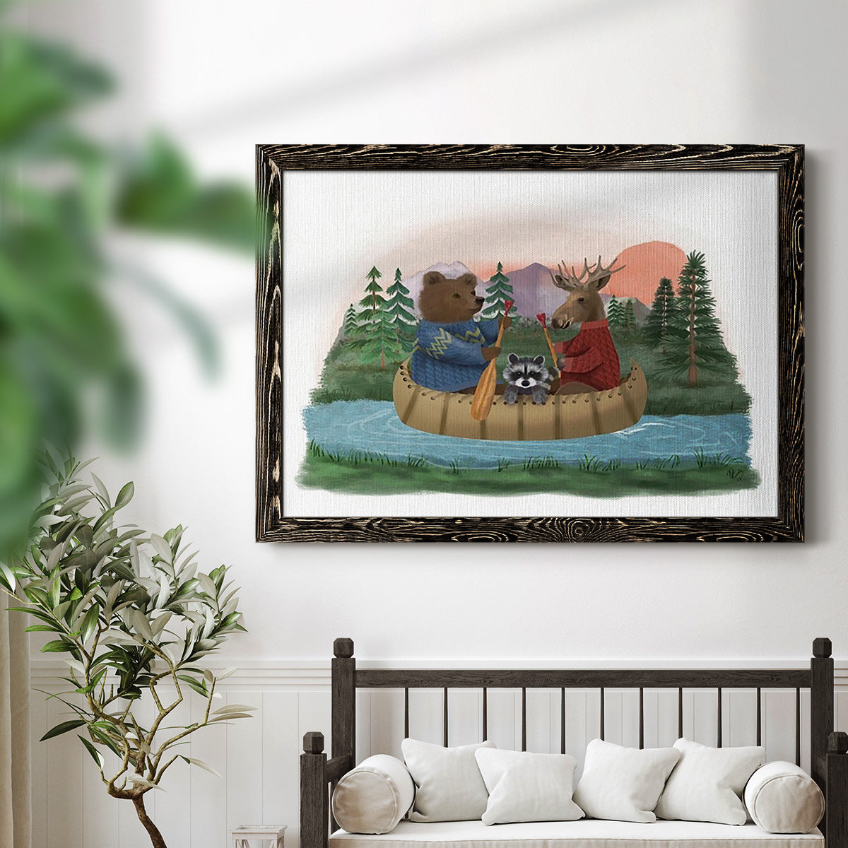 River Trip-Premium Framed Canvas - Ready to Hang