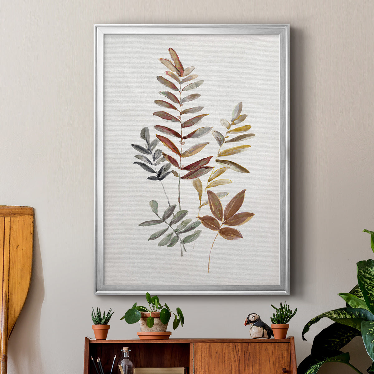 Autumn Leaves I Premium Framed Print - Ready to Hang