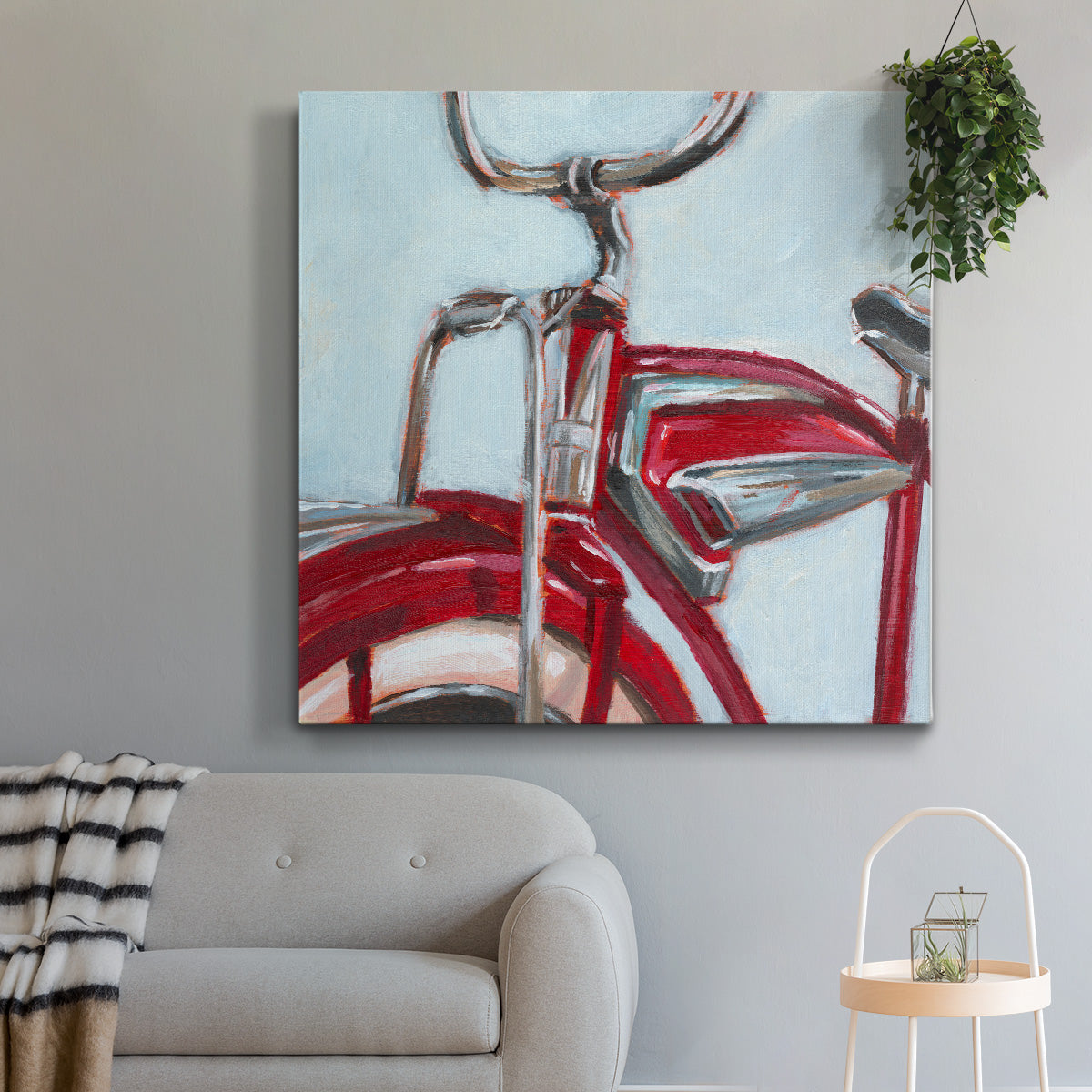 Retro Cycle II-Premium Gallery Wrapped Canvas - Ready to Hang