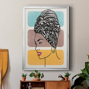 Head Wrap II Premium Framed Print - Ready to Hang