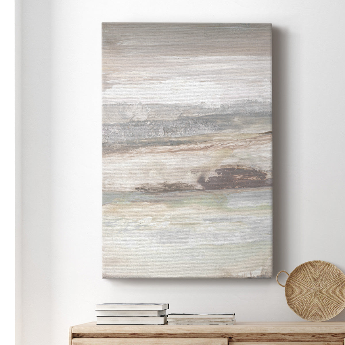 Neautral September Sky Premium Gallery Wrapped Canvas - Ready to Hang