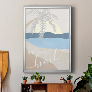 Beach Day Premium Framed Print - Ready to Hang