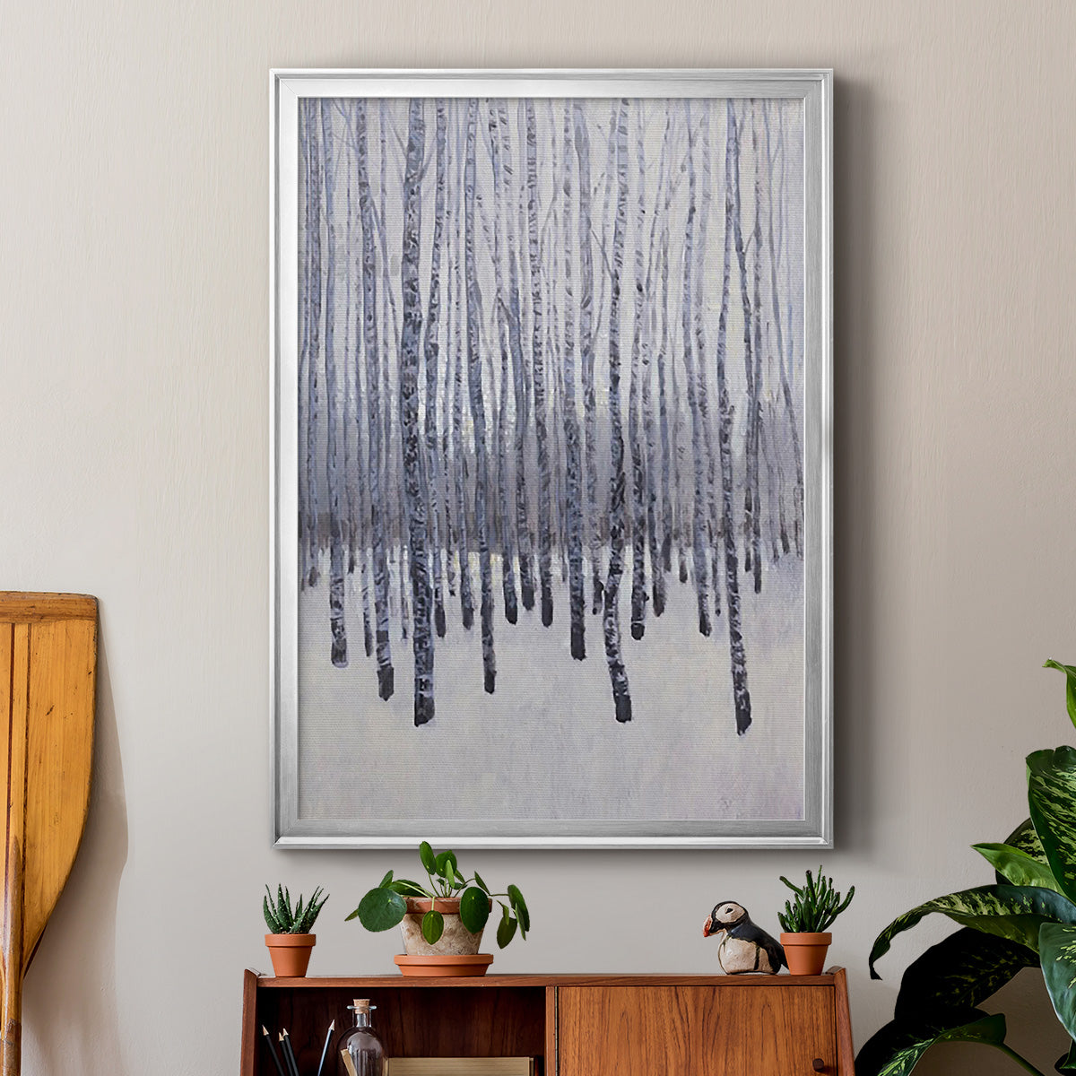Bare Trees in Winter II Premium Framed Print - Ready to Hang